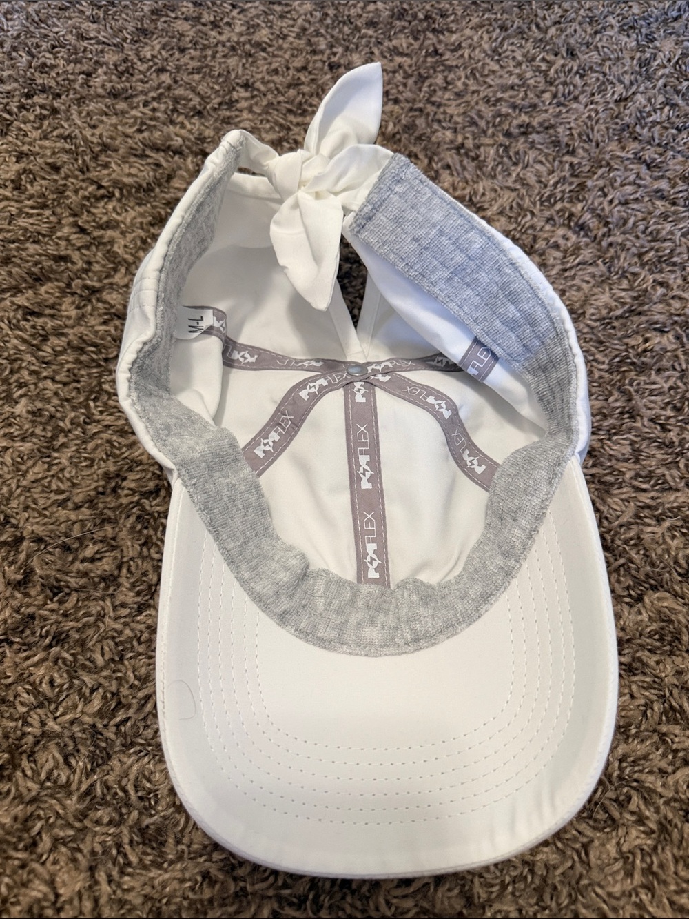 Popflex White Baseball Cap